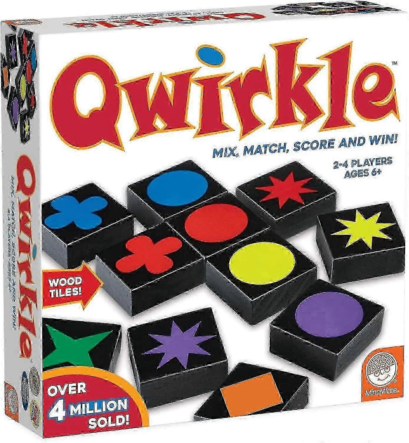 2025 Qwirkle Board Game Educational Buckle Chess Wooden Parent-child Double Game Of Chess Table Game Children's Chess.
