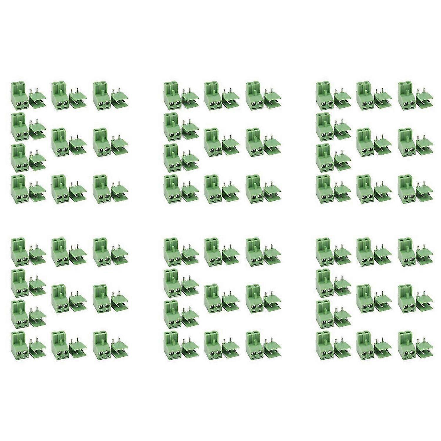 10 pcs 5.08mm Pitch PCB Terminal Block Connector Right Angle