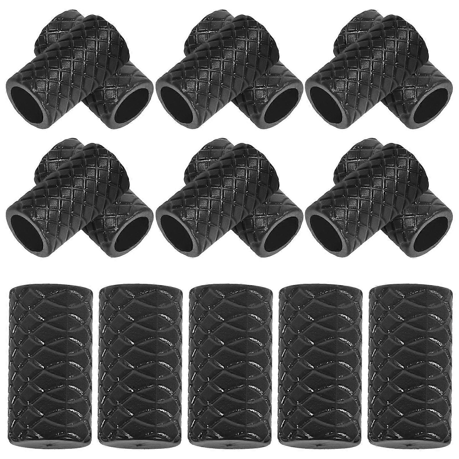 Reusable Cord Ends Plastic Lanyard Cord Stoppers for Clothes 50Pcs