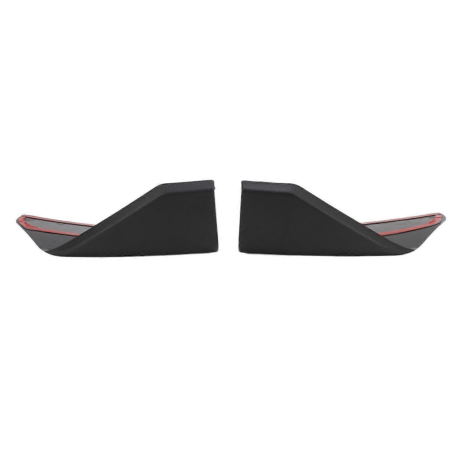 Pair of Front Bumper Corner Spoiler Winglet Left Right ABS Front Lip Side Winglet Splitters Body Kit