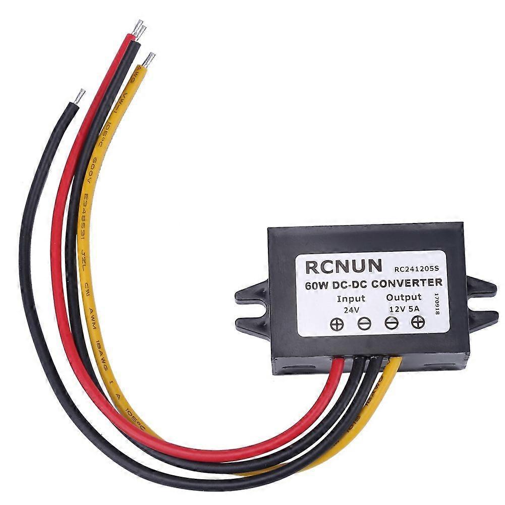 DC24V to 12V 5A 60W Step Down Converter Buck Voltage Regulator Module Waterproof IP68