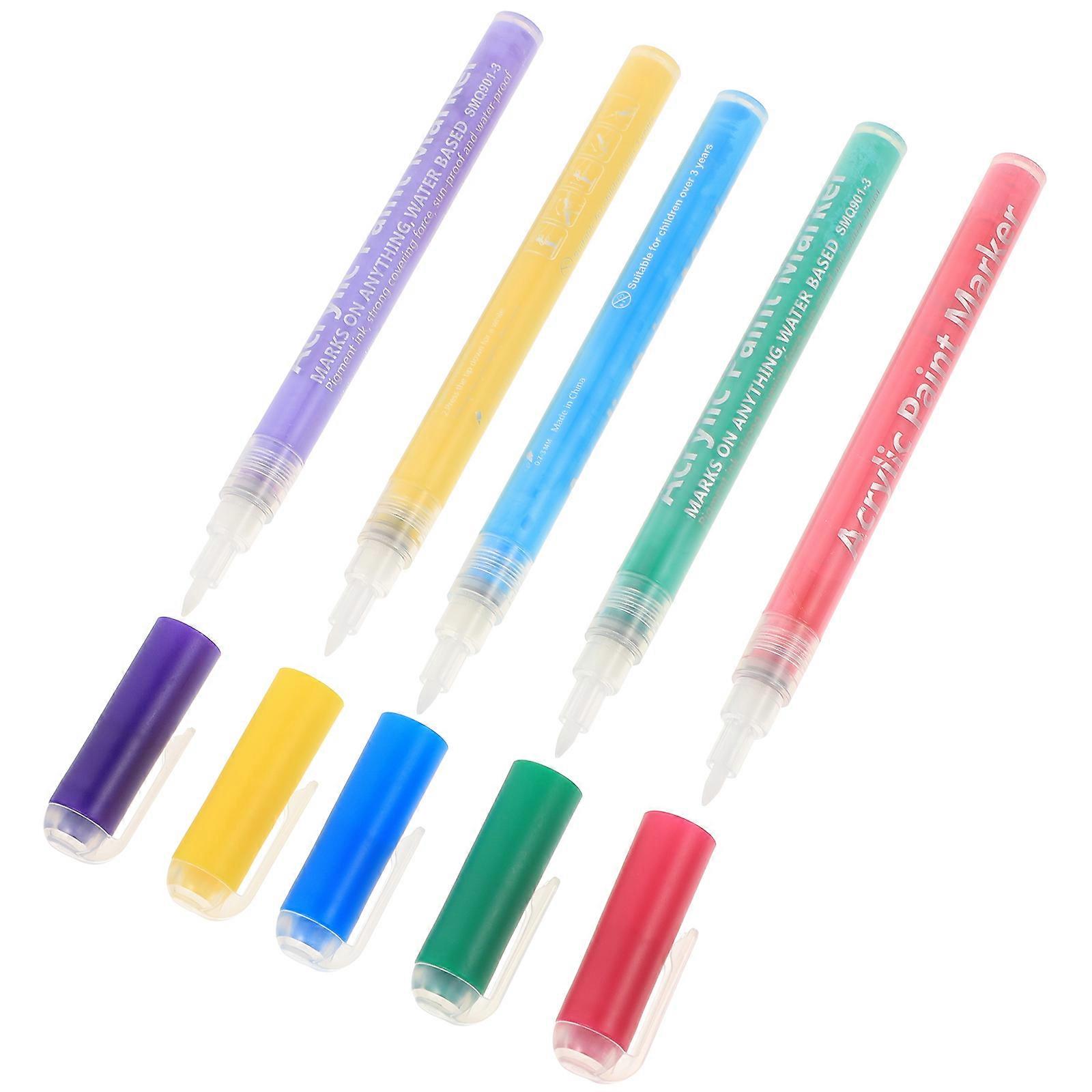 Nail Drawing Tools Line Drawing Pens for Painting Use 25Pcs Multi Color Pack