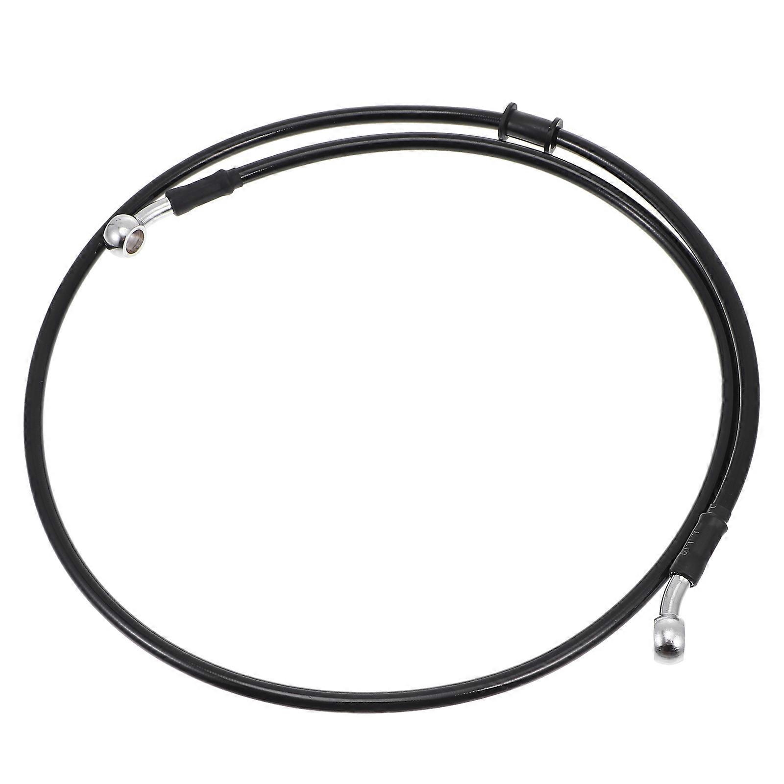 Brake Hose Motorcycle Braking System Upgrade Black Nylon and Iron Material Braking 1Set