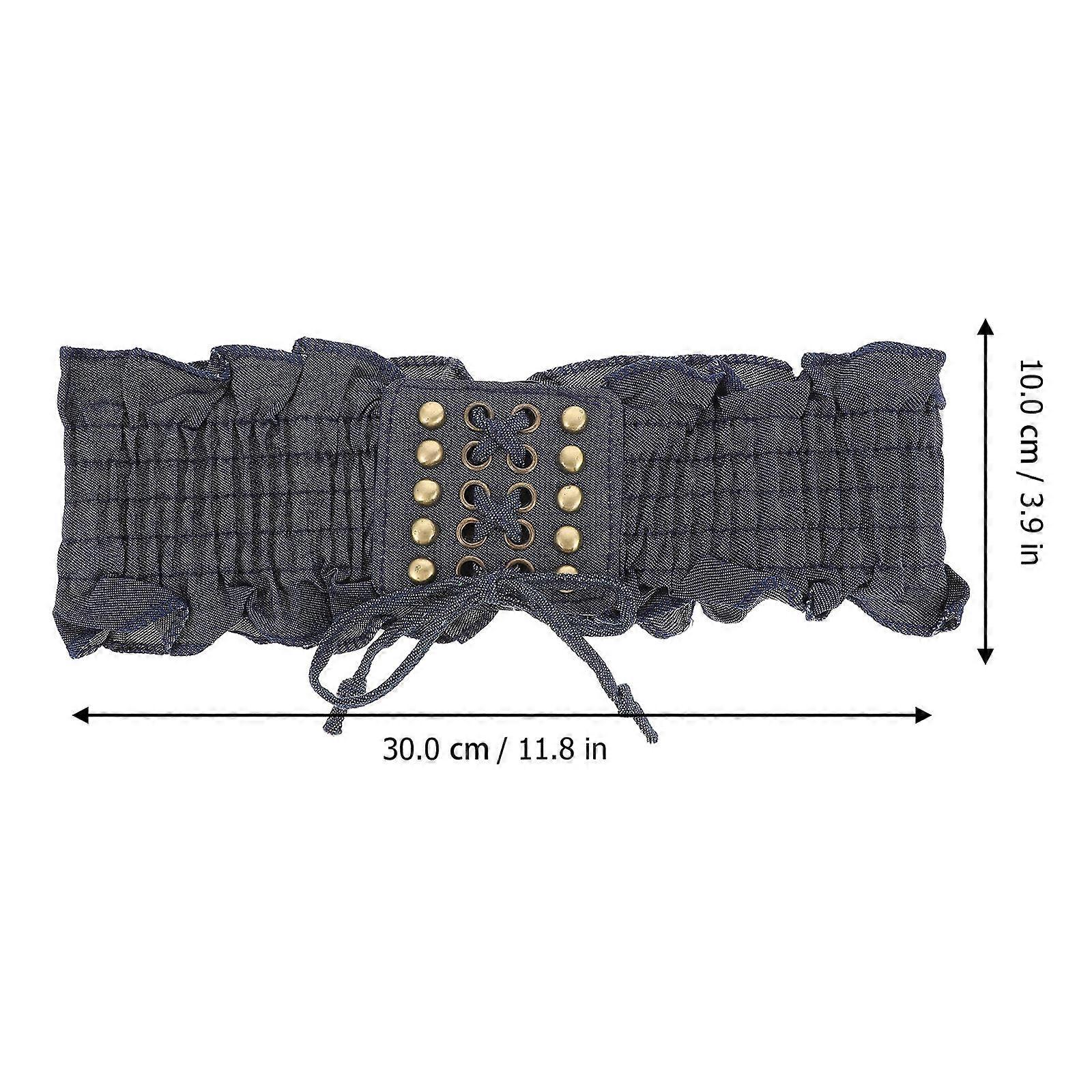 Macrame Denim Girdle Elastic Waistband for Decor 1Pcs Stylish Girdle