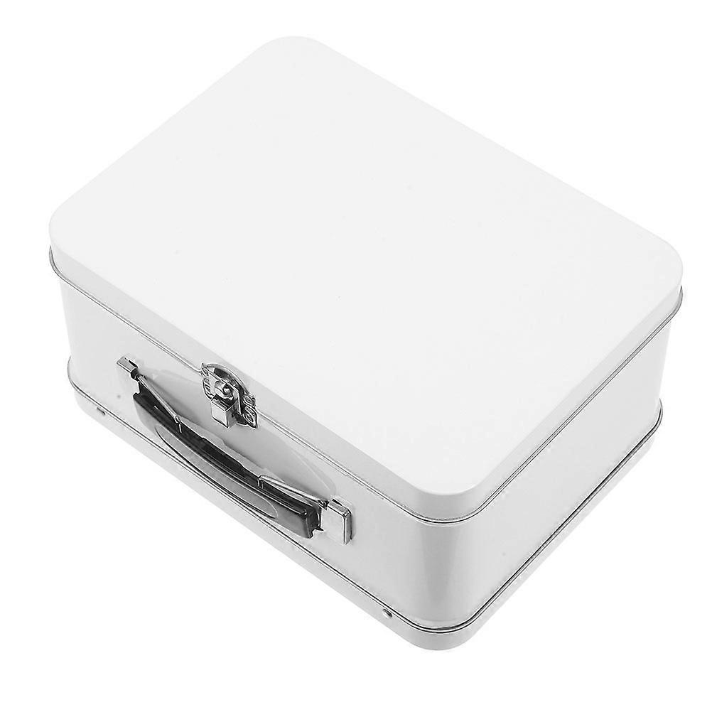 Wedding Favor Boxes Mini Suitcase Candy Box with Hinged Lids 2Pcs