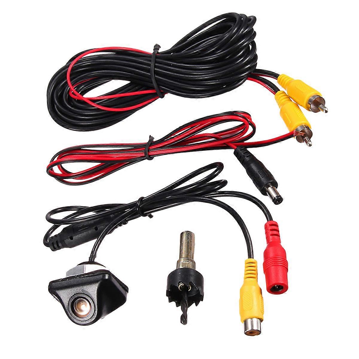 Night Vision Reversing Monitor Triangle Waterproof Parking Assist Rear View Camera 12.5x6.2x7cm 1Set