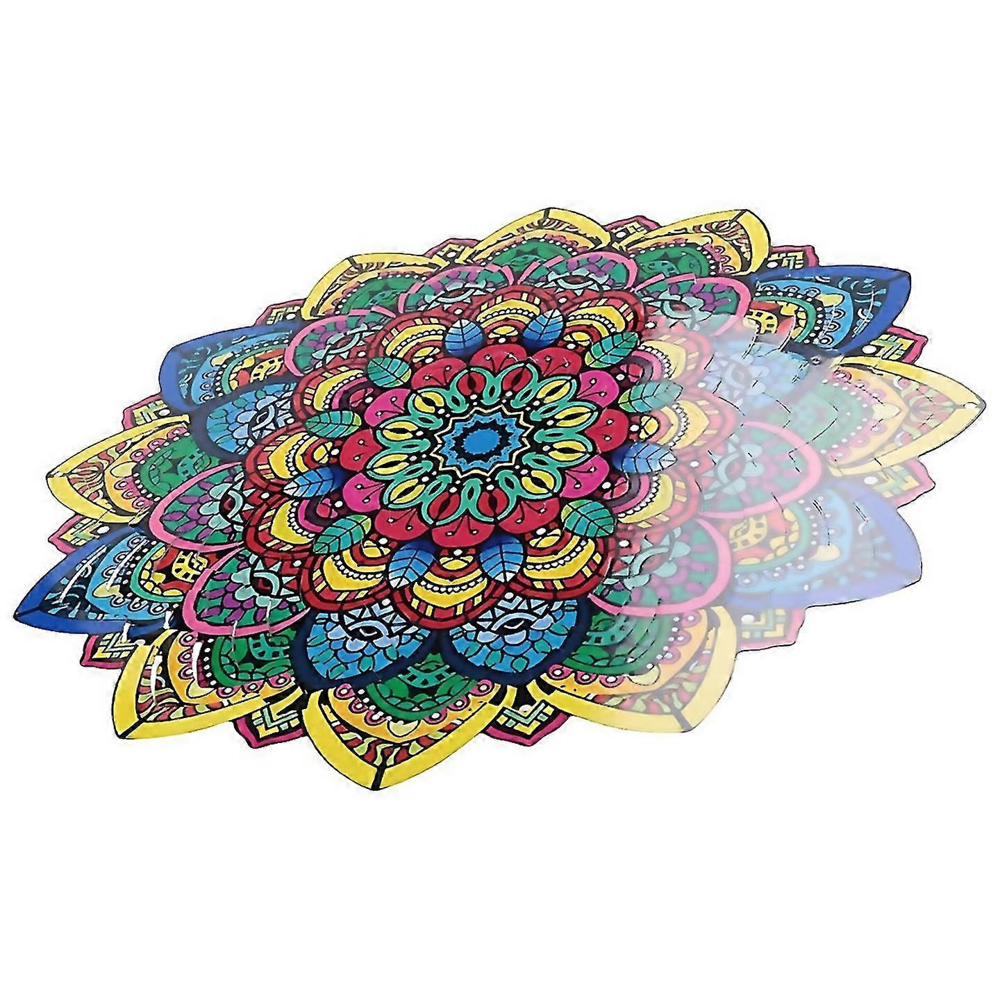 For 3d Stereo Color Wind Rotation Foldable Rotating Wind Chime