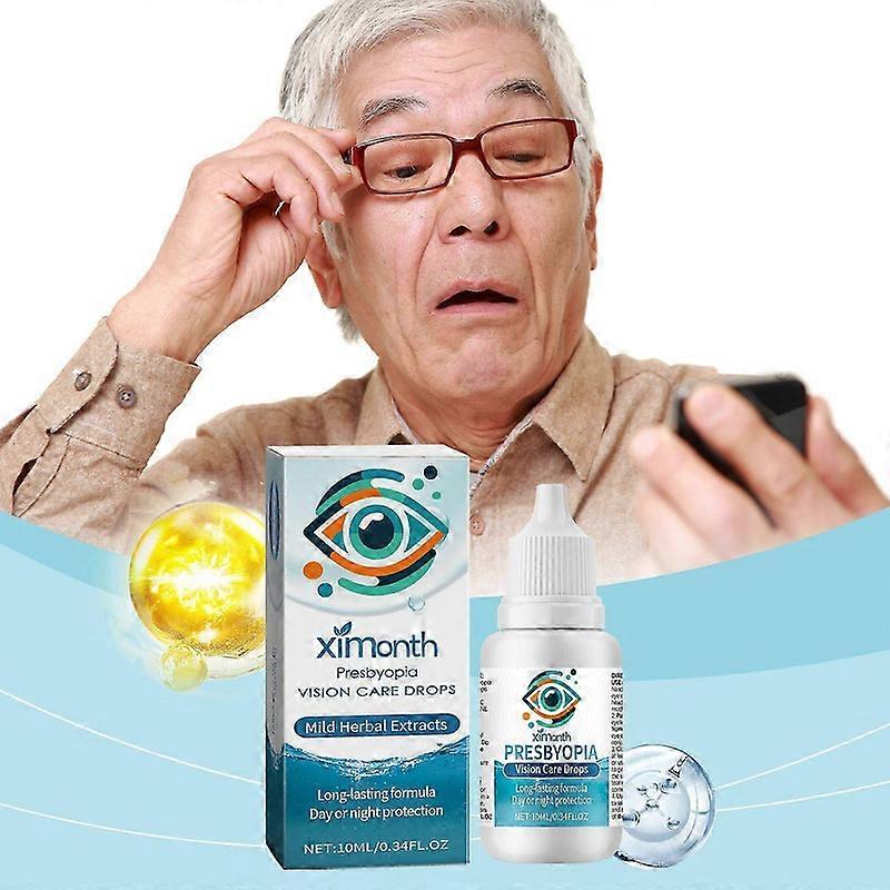 老花眼 视力护理滴剂 去除 增强视力 白内障治疗 缓解眼痛 视力模糊 眼球疲劳 眼药水