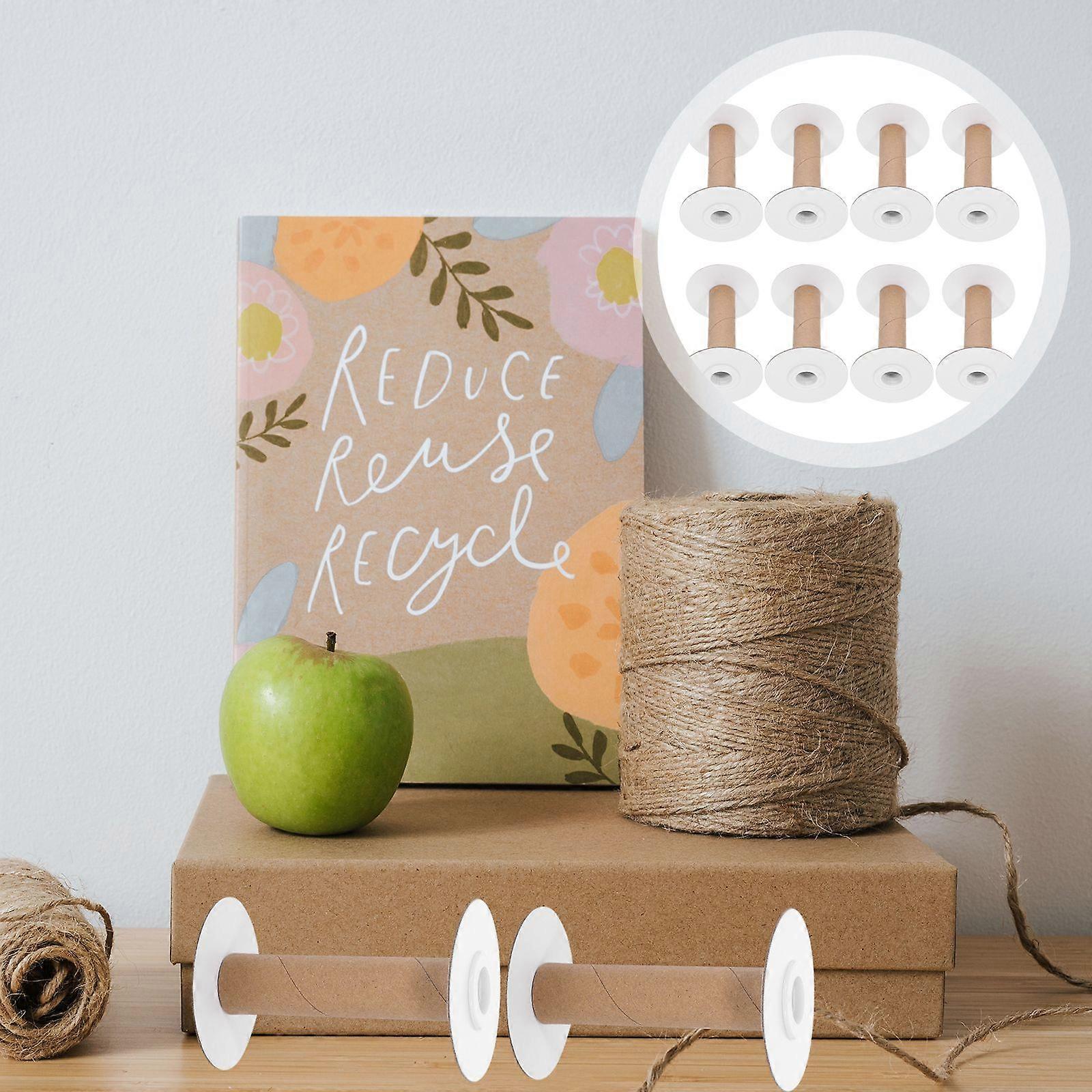 10Pcs Wire Winding Spools Yarn Sewing Spools Practical Weaving Bobbins Craft Spools for Embroidery