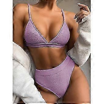 Bikini Explozie Solid Color Bikini Doamnelor Split costum de baie Triunghiul Bikini