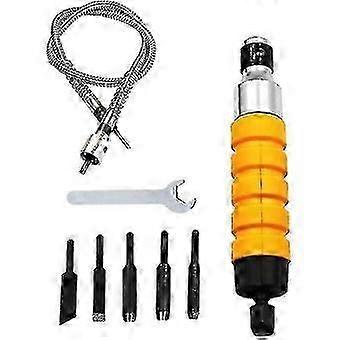 Electric Wood Carving Tool Wood Carving Chisel Slotting Carving Pen Carving Chisel, With Small Flexible Shaft Head