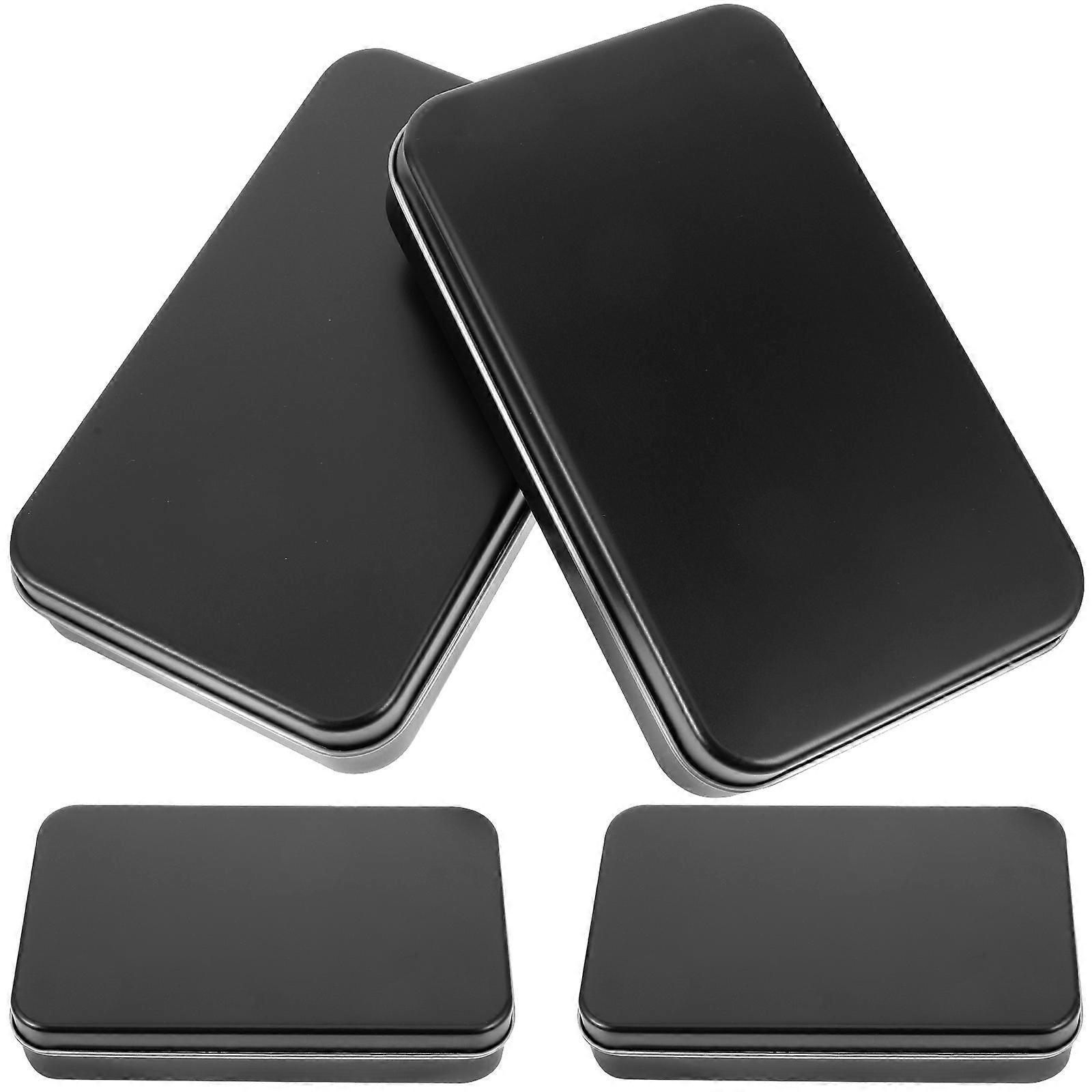 Sturdy Metal Playing Card Box Game Card Storage Case for 4Pcs Pieces