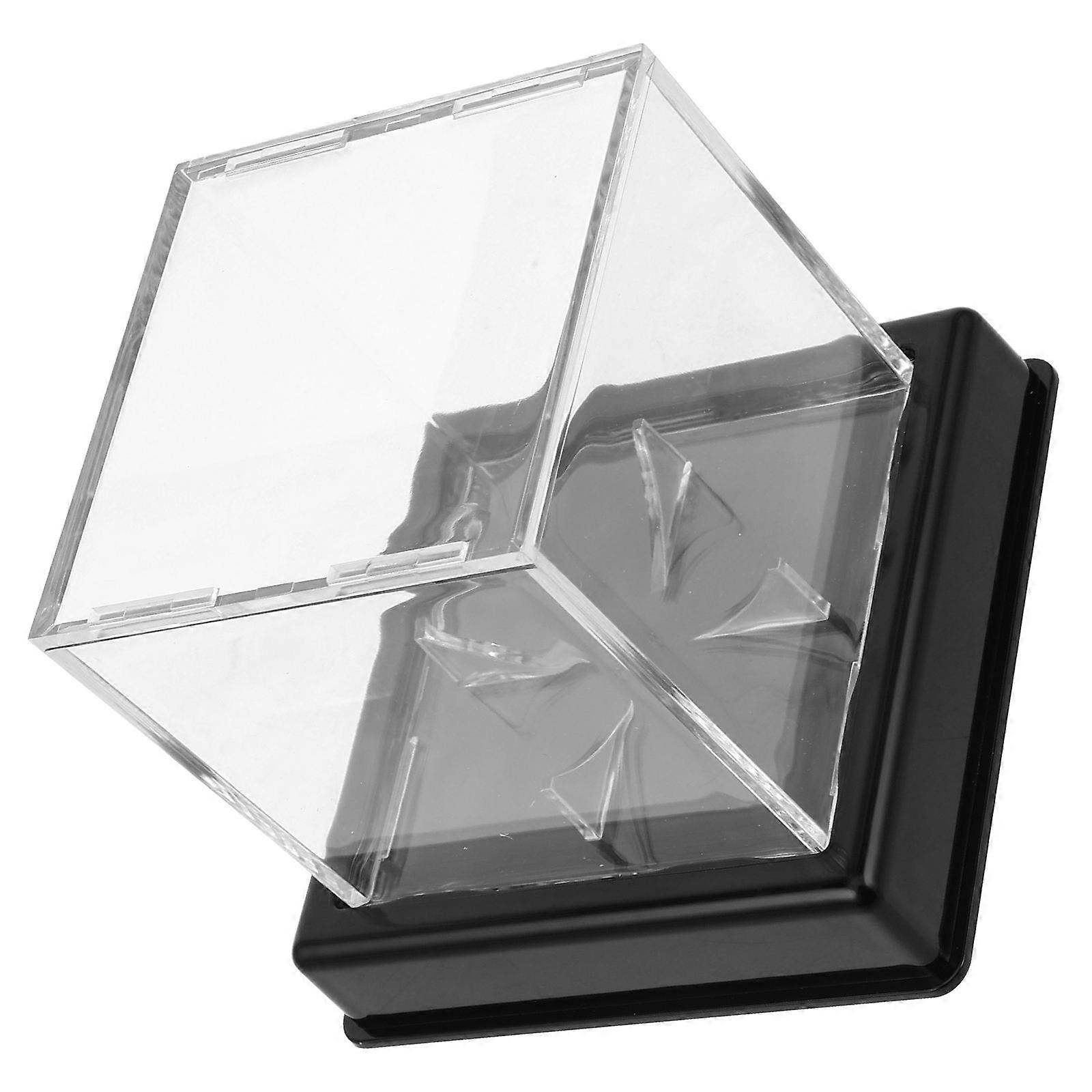 Household Baseball Holder Clear Display Case for Storage 2Sets