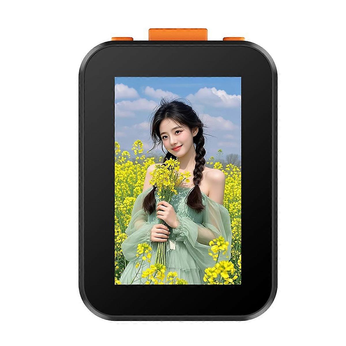 -X40H Wireless Selfie Monitor for & Android Bluetooth Focus Adjustment for Vlogging Black