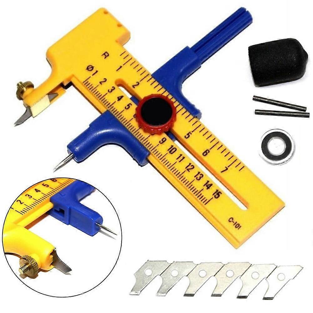 Adjustable Circular Cutting Tool Compass Circle Cutter Dia 10mm-150mm Circle Cut