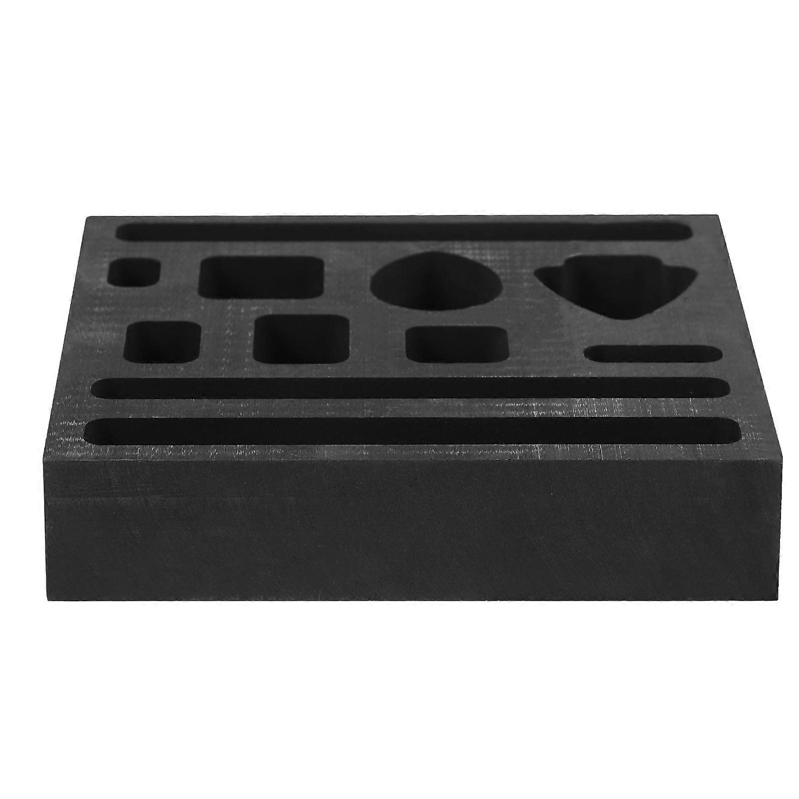 Casting Gold Mold Graphite Ingot Mold for Metal Melting 5Pcs Set
