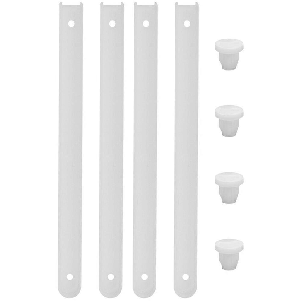 4pcs Drawer Slides Heavy Duty Cabinet Slides Cupboard Track Guides with Accessories