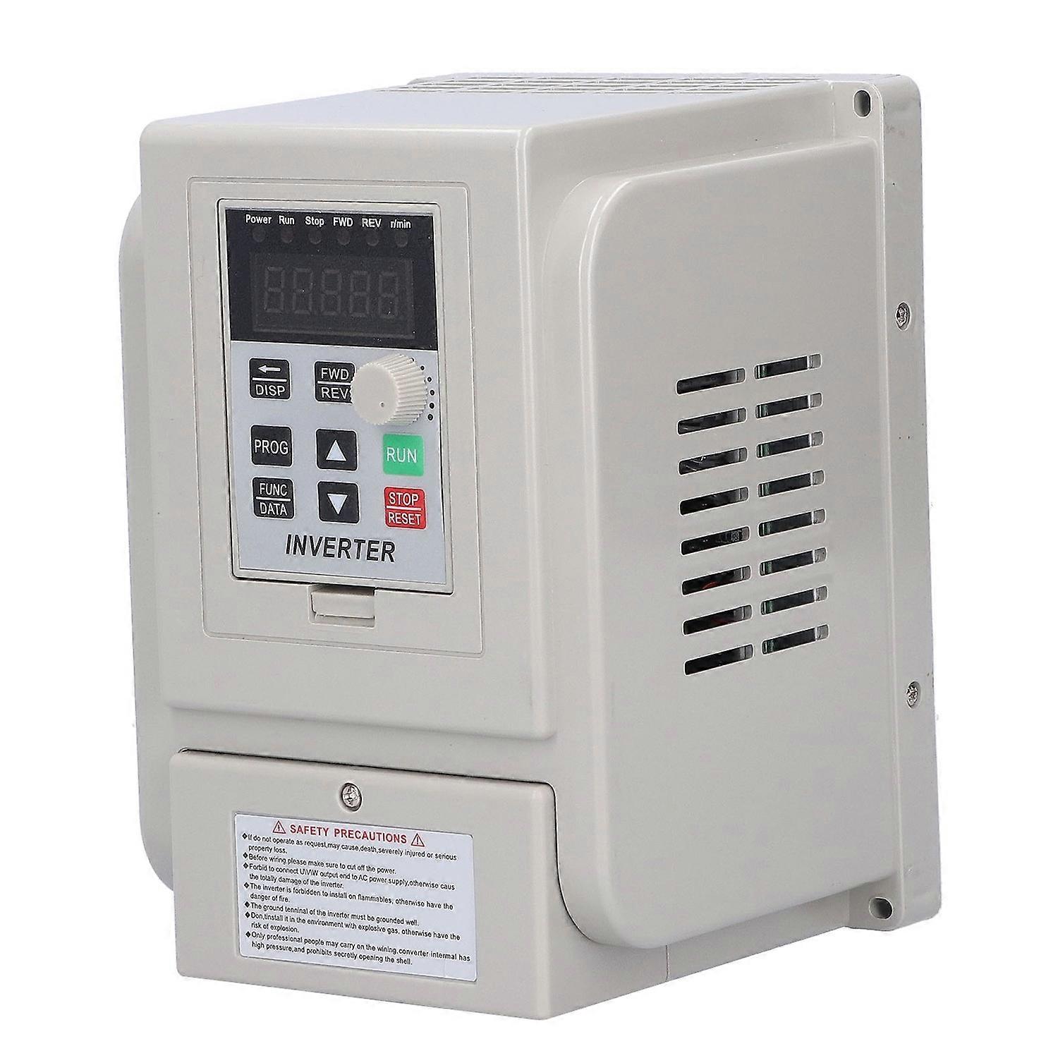 Feature:
1. The inverter is a device used to adjust the speed of the motor and has the characteristi