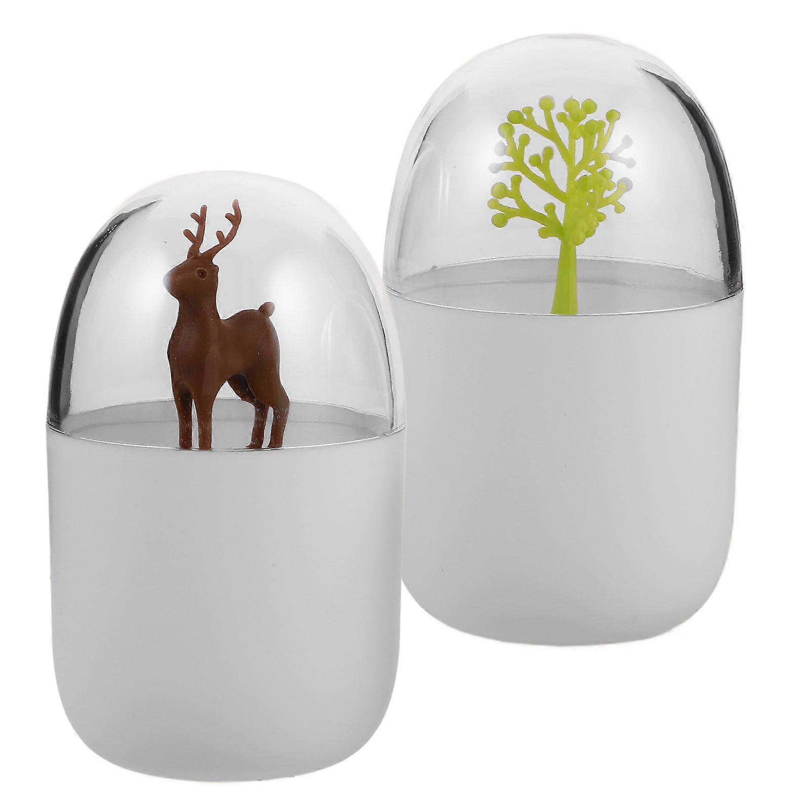 Toothpick Holder Dispenser for Storage 6Pcs Compact Portable Box