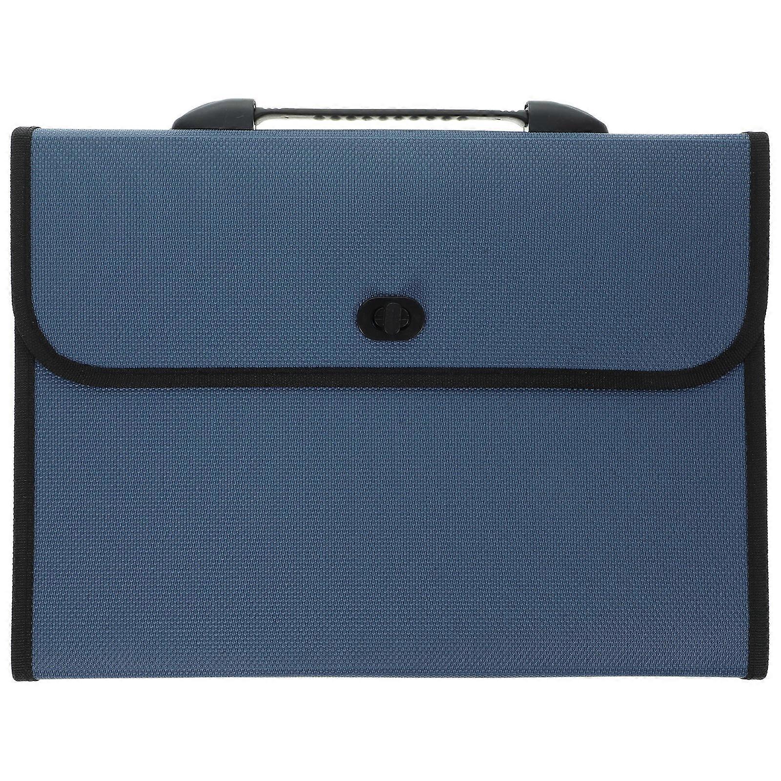 Accordion Folder Document Organizer For Professional Use Available In Blue Color 1 Set