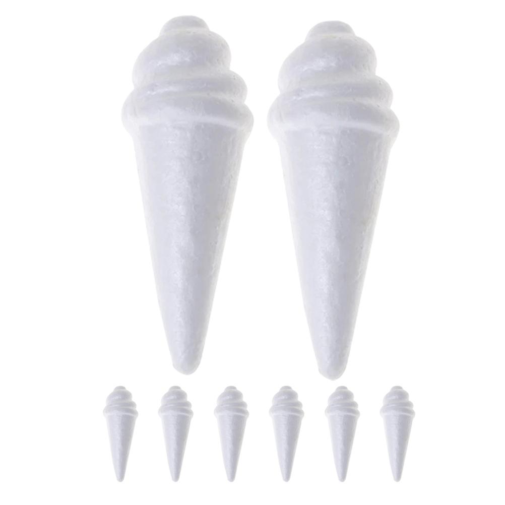 Blank Foam Ice Creams 24 Pcs Designed For Kids Table Decoration Handicraft Activity