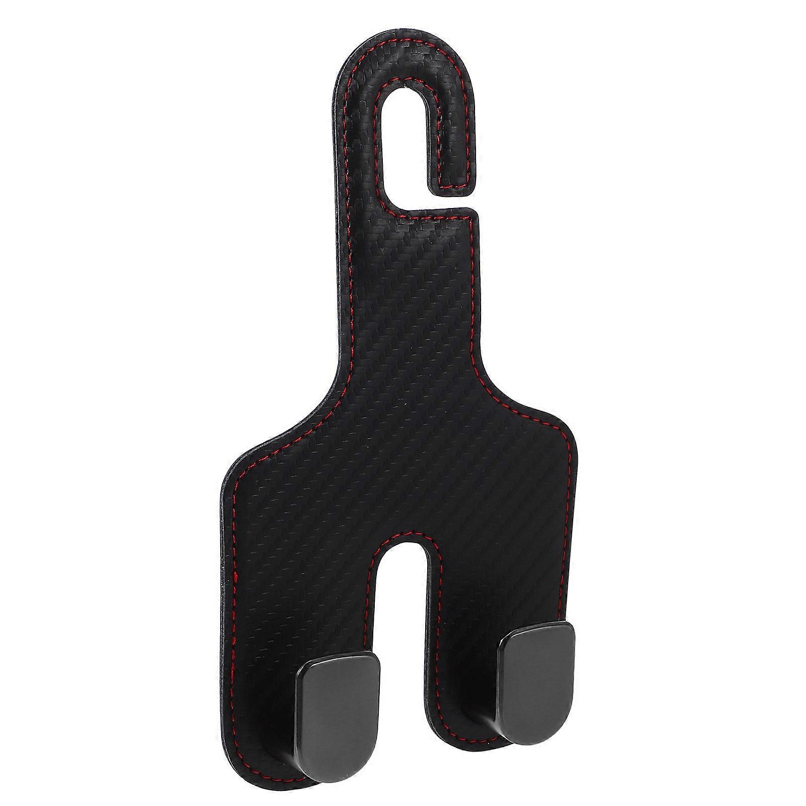 3Pcs Rectangular Dual Hook Design Car Bag Holder For Phone And Trash Hook Perfect For Car Organization And Travel