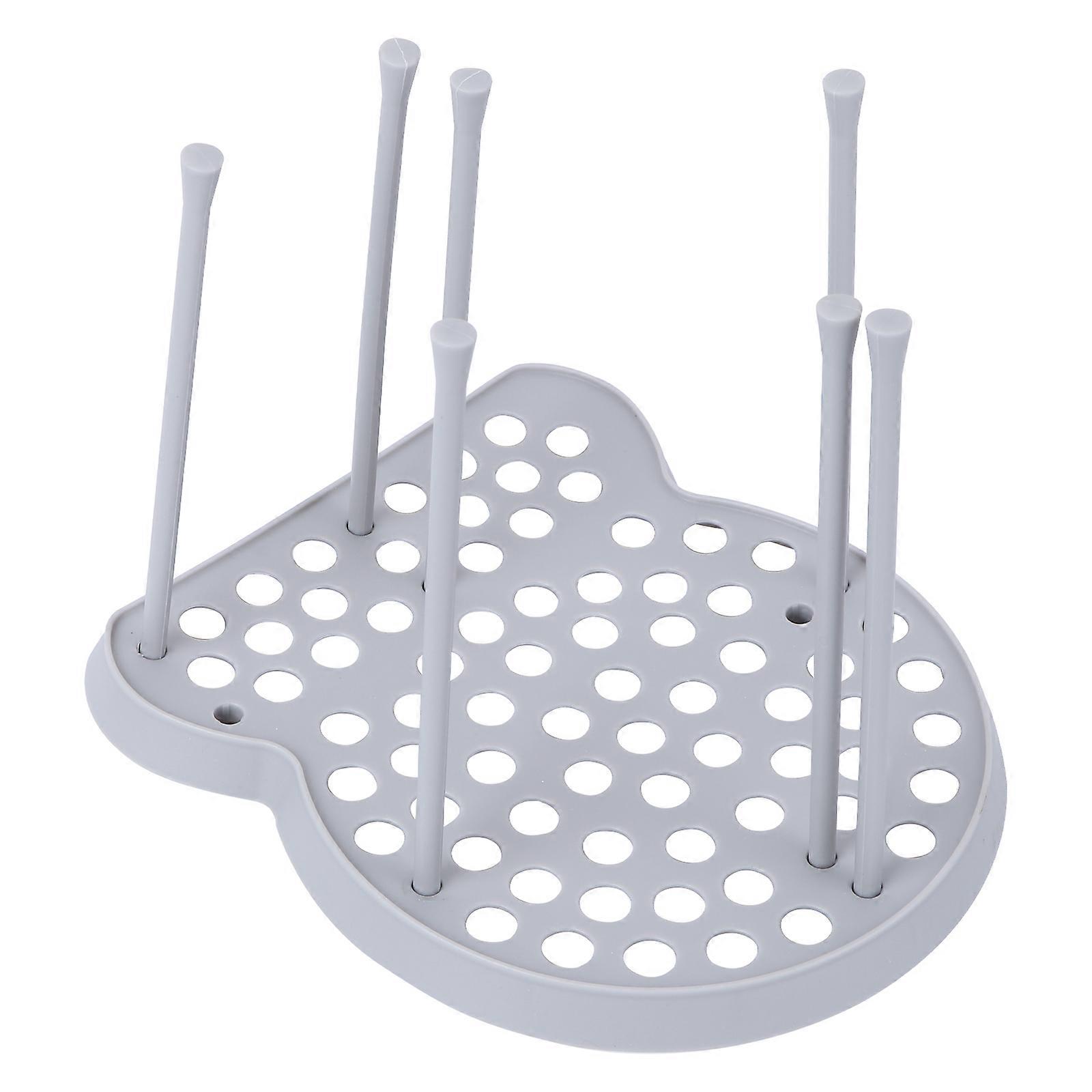 Plastic Cutlery Drainer Kitchen Storage Rack Space Saving Utensil Drying Holder Grey 193 X 165 X 155Cm 1Set