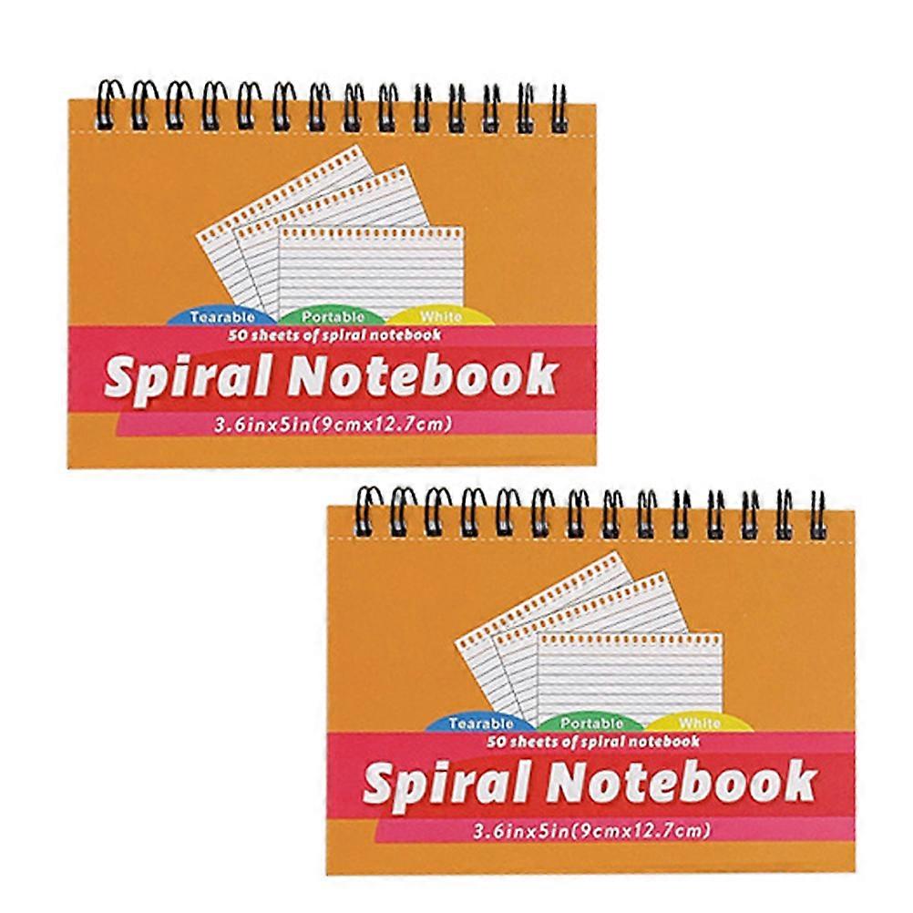 Small Notebook Spiral Notepads for Office 4Pcs Practical Memo Pads