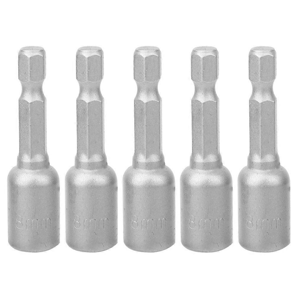 High quality Hexagonal magnetic socket (5pcs, length 50mm, diameter 8mm)
