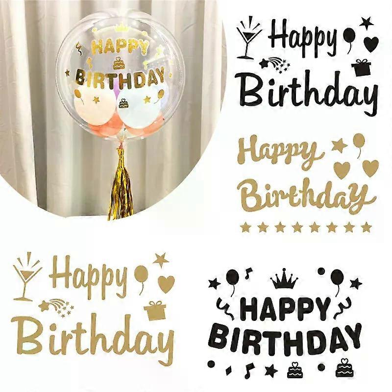 4PCS/PACK Wave Ball Sticker Set Random