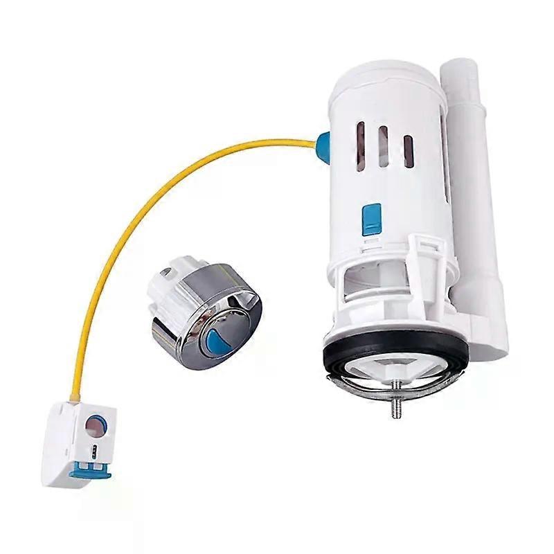 Double Flush Toilet Tanks Valves Line Control Double Row Drain Valves Efficient Water Tanks Accessory for FlushingToilet