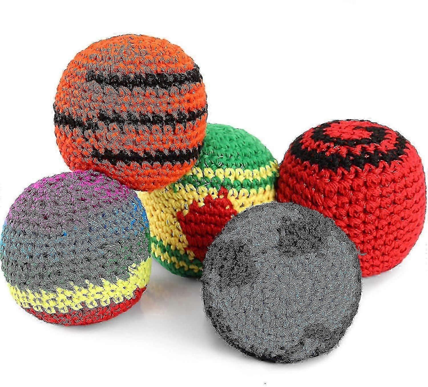 5-pack mjuka jongleringsbollar stickade spark för barn