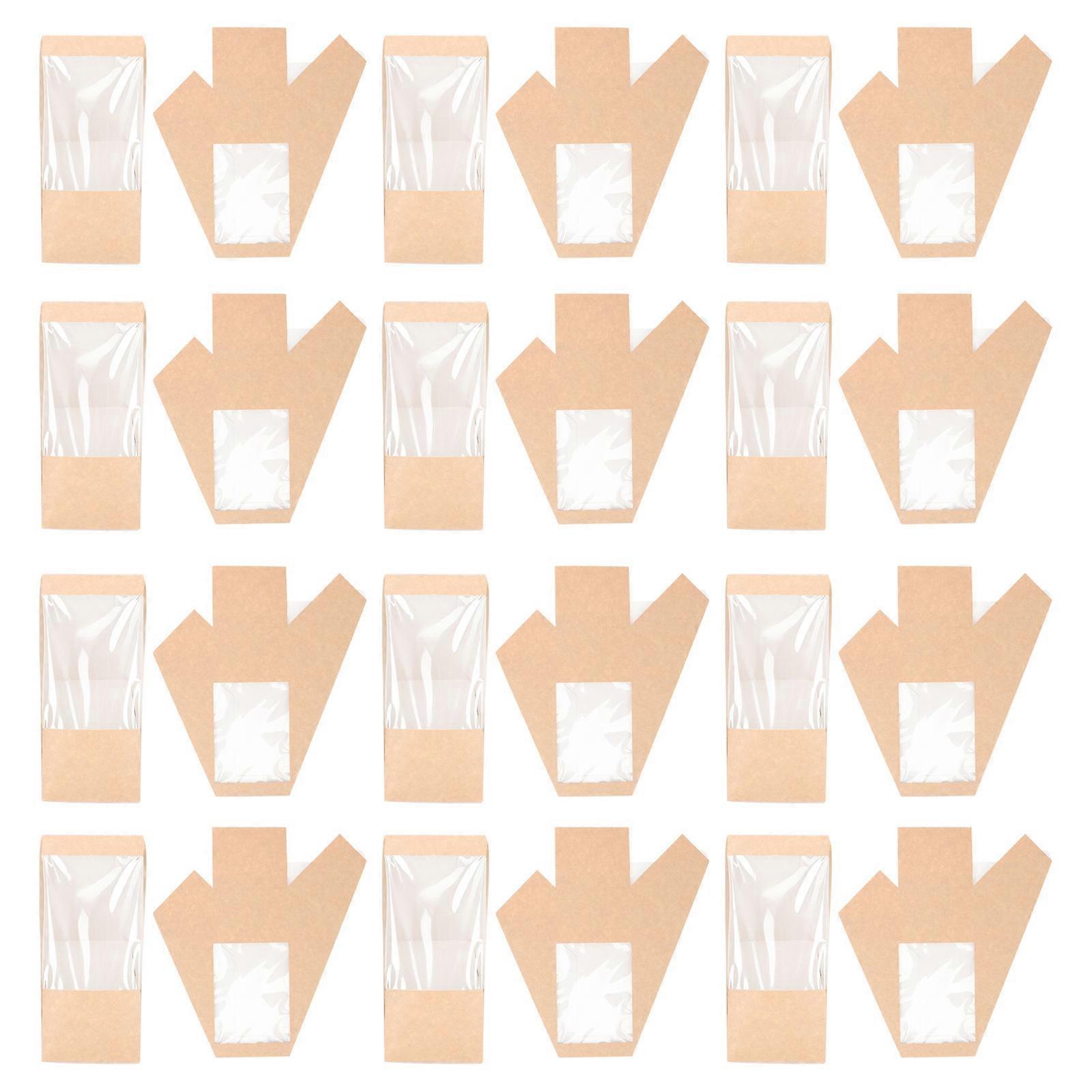 Premium Kraft Sandwich Boxes Triangle Shape Perfect For Bakeries 17.3X17.2Cm Dust Protection