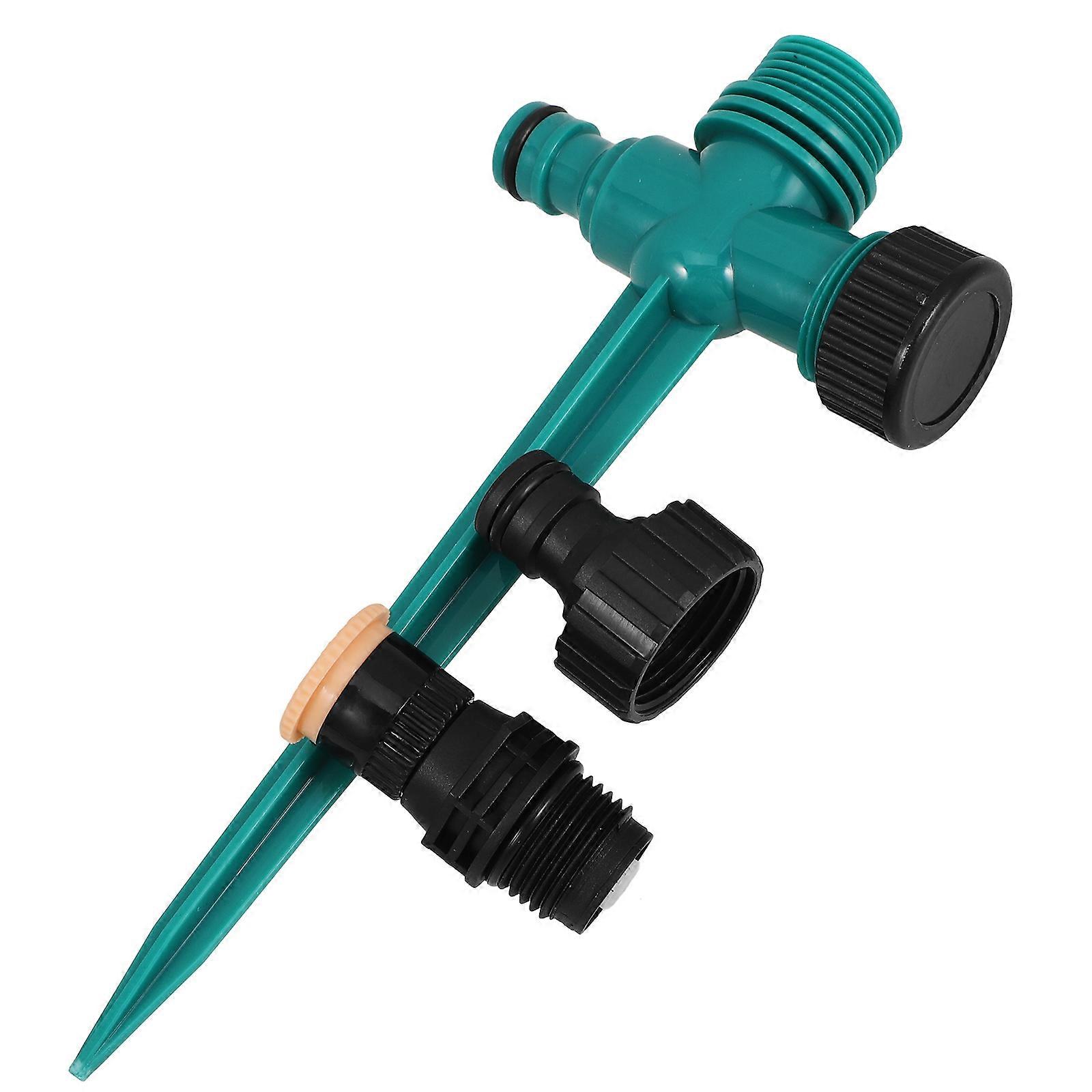 Sprinkler Base Holder 5Set Sprinkler Stake Green ABS Agricultural Use Efficient Multiple Sprinkler Connection