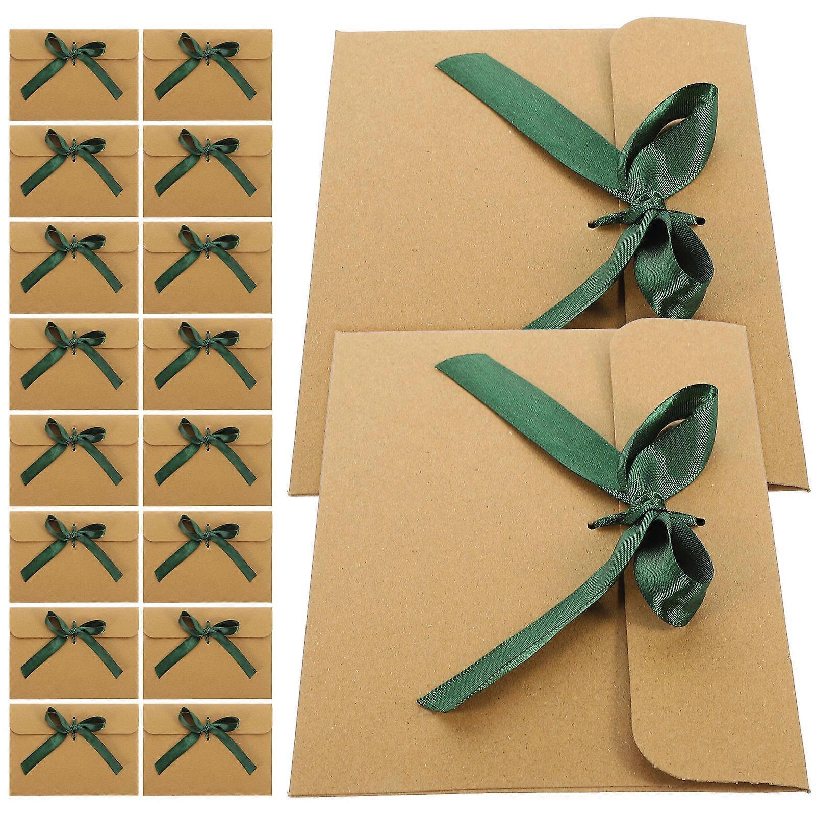 150 Pcs Rectangular Kraft Paper Envelopes For School Personal Use With Vintage Style Storage And Organizing