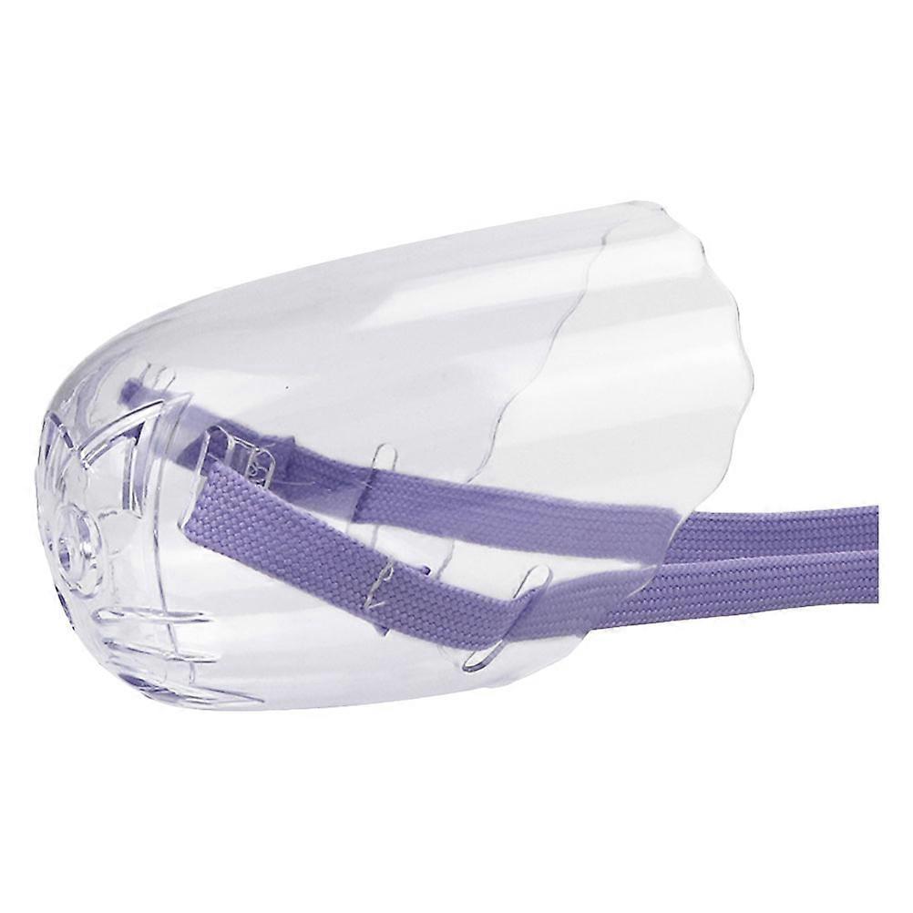 Convenient Pet Muzzle Household Kitten Muzzle Anti-Bite Cat Accessory Purple PP 1Pcs