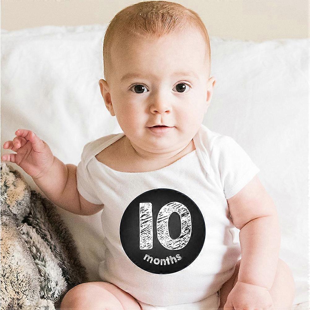 Month Sticker Simple Month Decals for Decoration 36 Pieces Baby Milestone Stickers