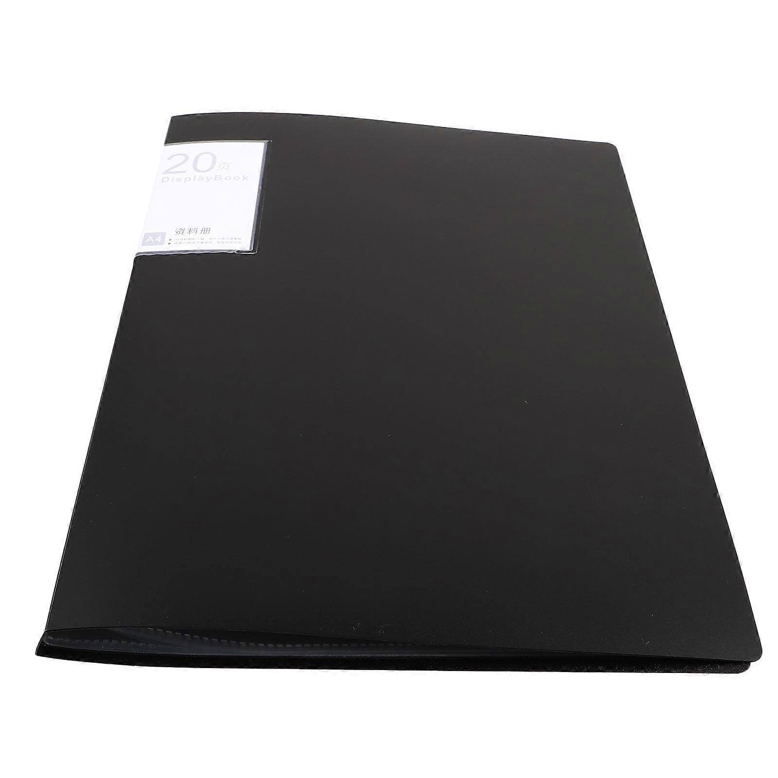 Plastic A4 File Folder for Organizing Documents 2Pcs Lightweight Folder