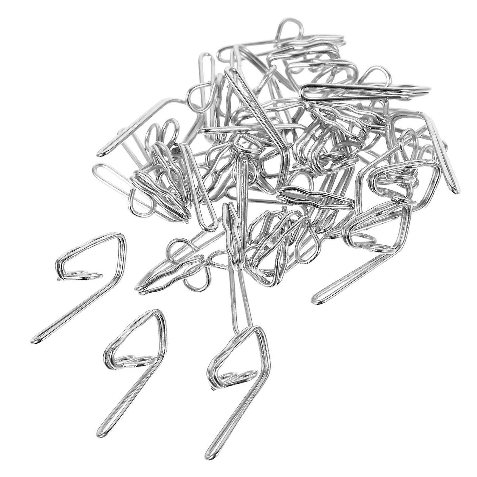 Shower Curtain Hooks Metal Curtain Hooks for Heavy Curtains 150Pcs