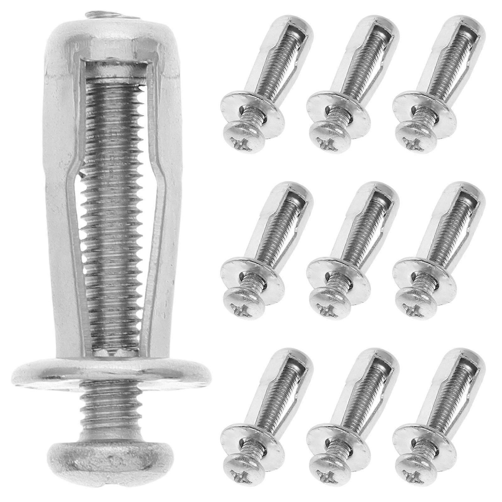 Expansion Screw Petal Nut For DIY Projects Fastener In Silver Color Designed For Metal Cavity Installation 50Pcs