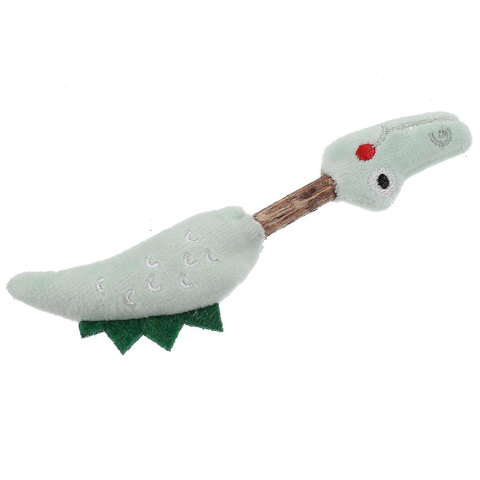 Kitten Teething Toy Silvervine Plush Animal for Chewing 2Pcs