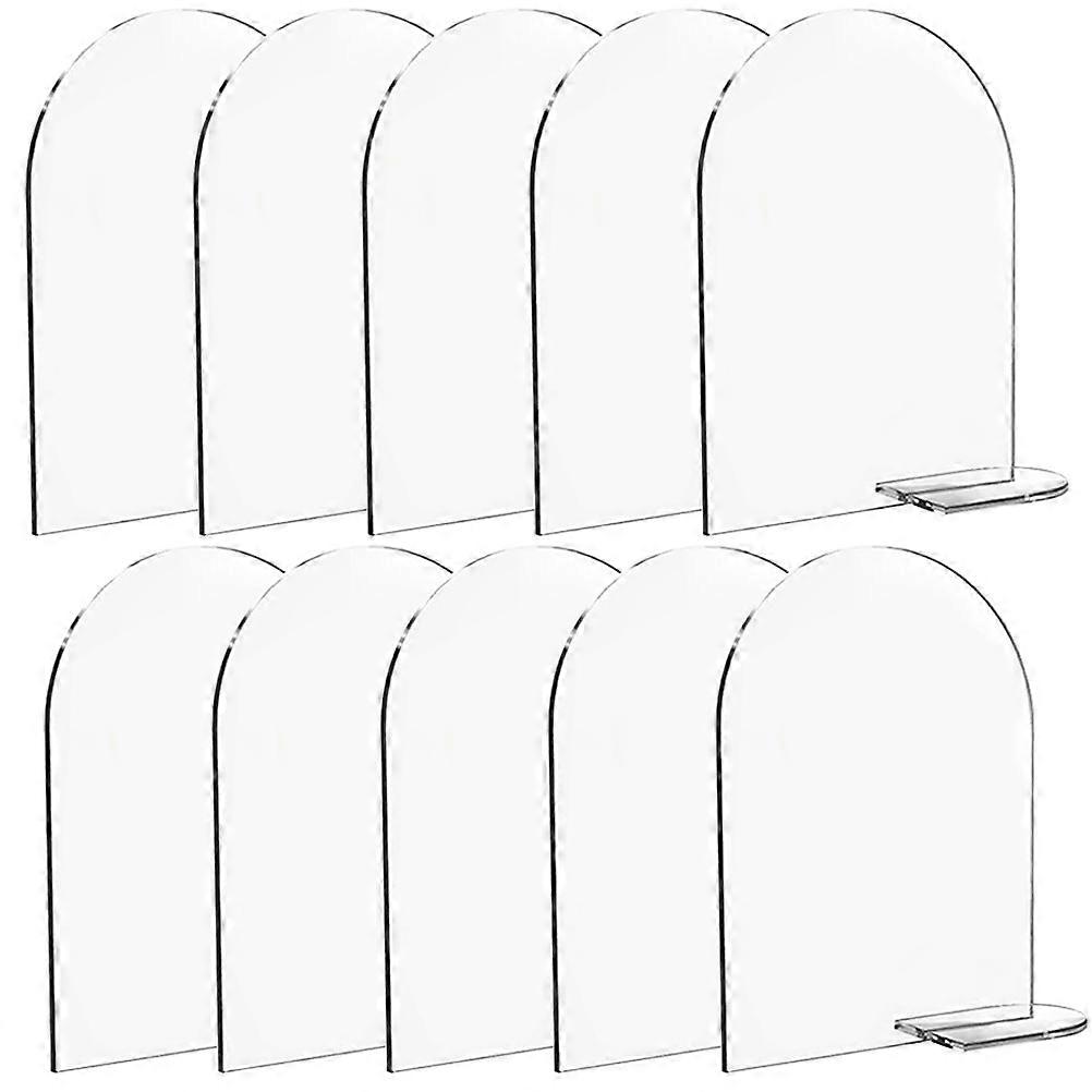 Clear Acrylic Wedding Table Signs for Seating Arrangement 40Pcs