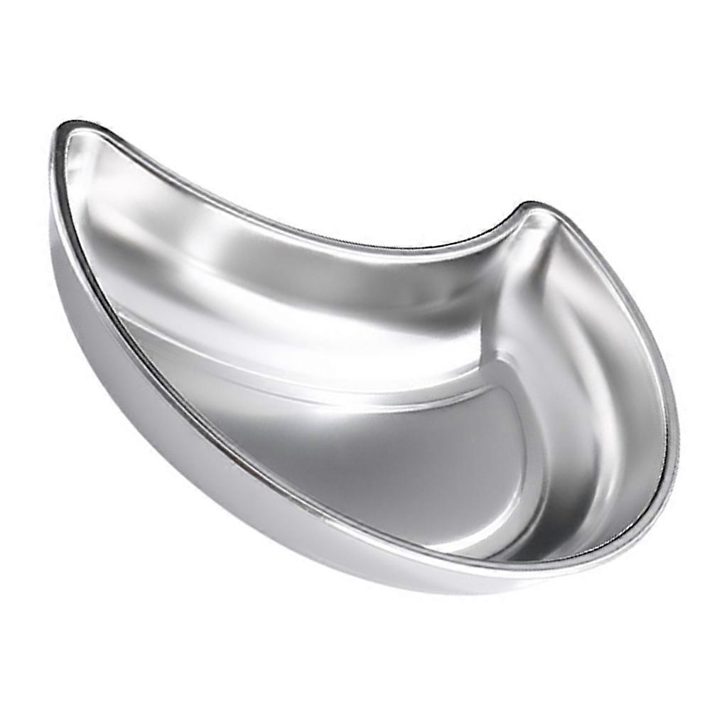 Fruits Dish Stainless Steel Moon Dish for Storage 2Pcs Set