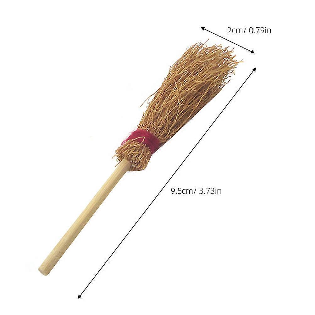 Mini Cleaning Tool Bamboo Broom for Kids Playing 1Pcs Accessory