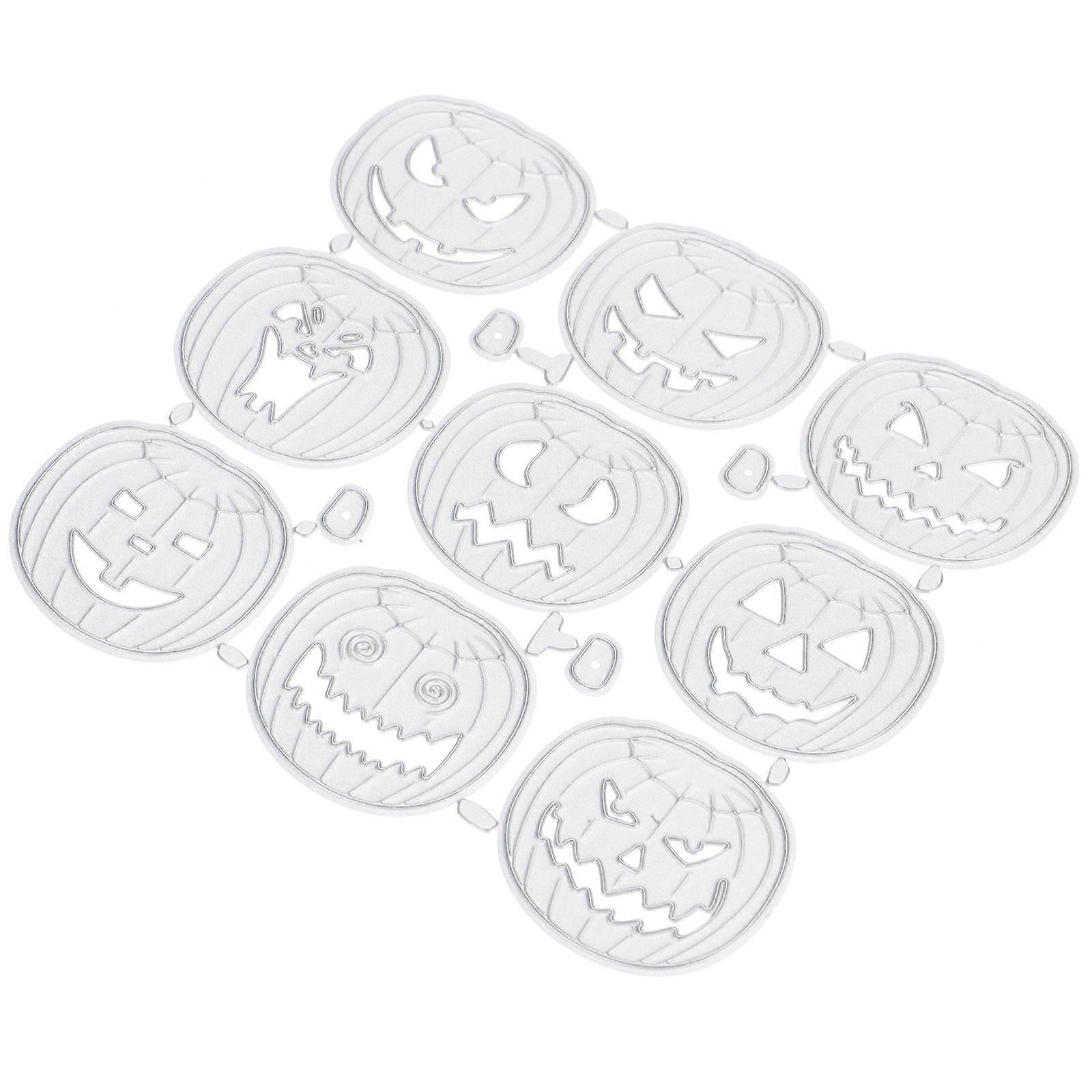Halloween Embossing Stencil Cutting Die for DIY 2Pcs Silver
