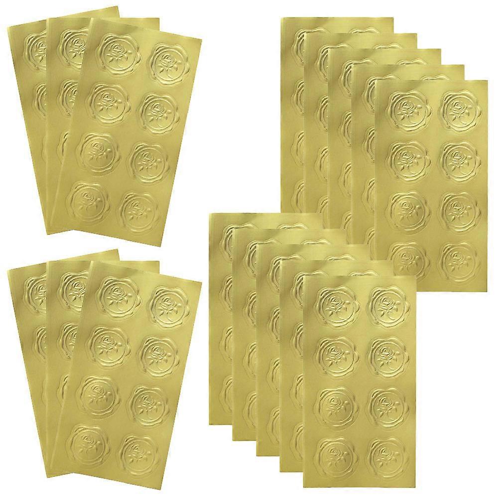 Adhesive Envelope Seal Stickers 60 Sheets Suitable For Wrapping Gifts And Decorating Candy Bags