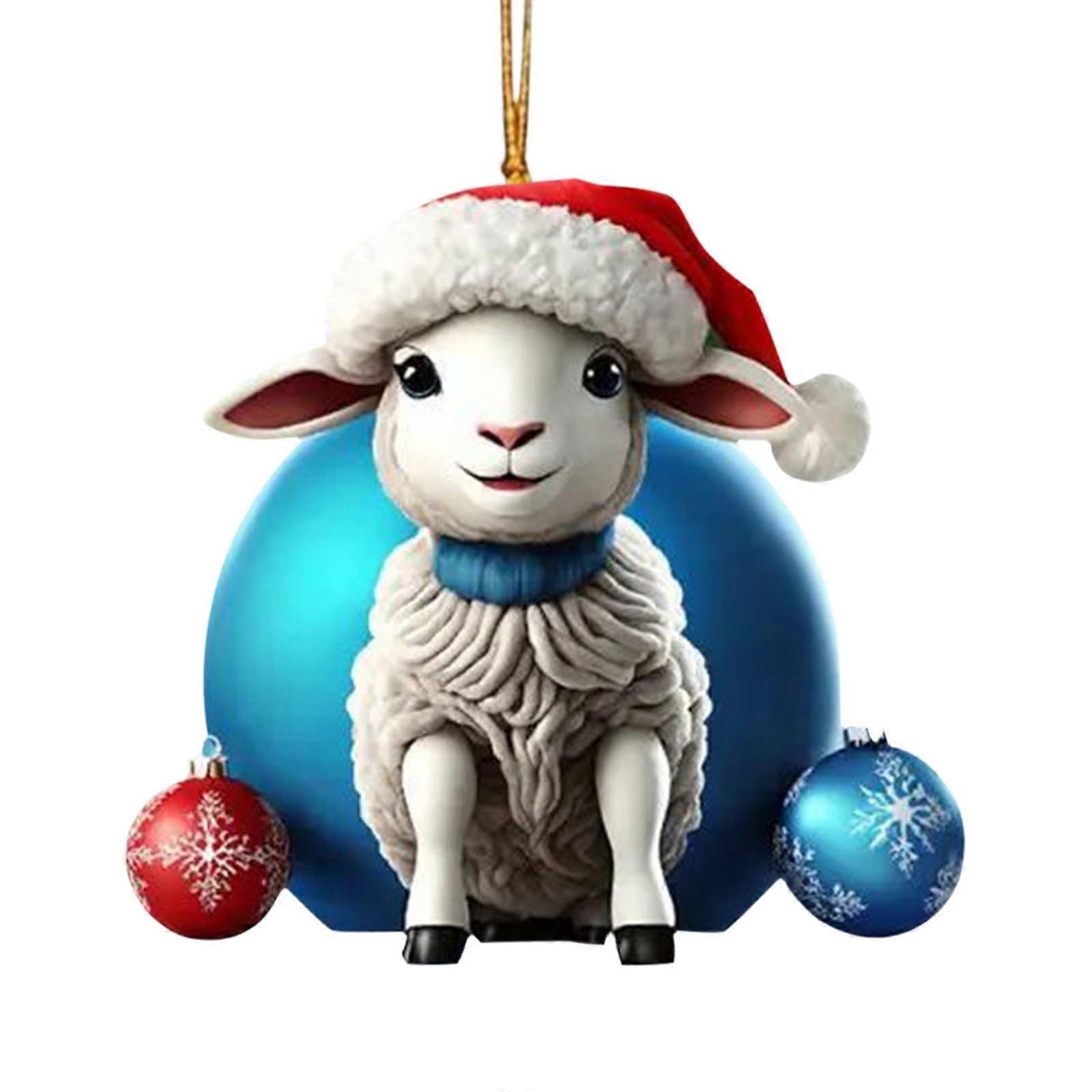 New Acrylic Christmas Decoration Car Mounted