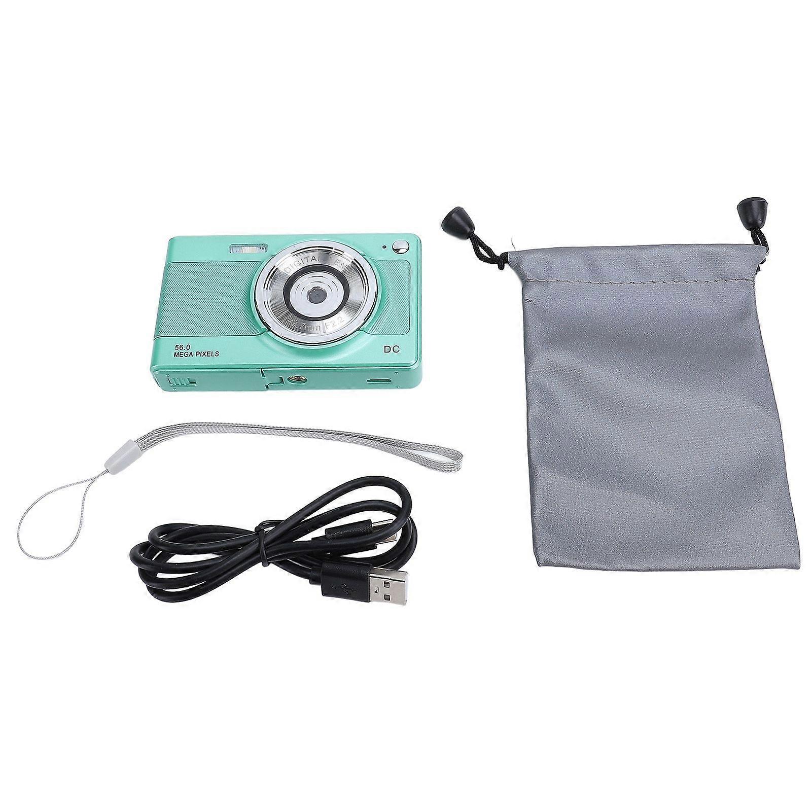 Digital Camera 56MP High Definition 1080P 2.8in Display Screen 8x Zoom Autofocus Compact Camera for Kids Teenagers Students