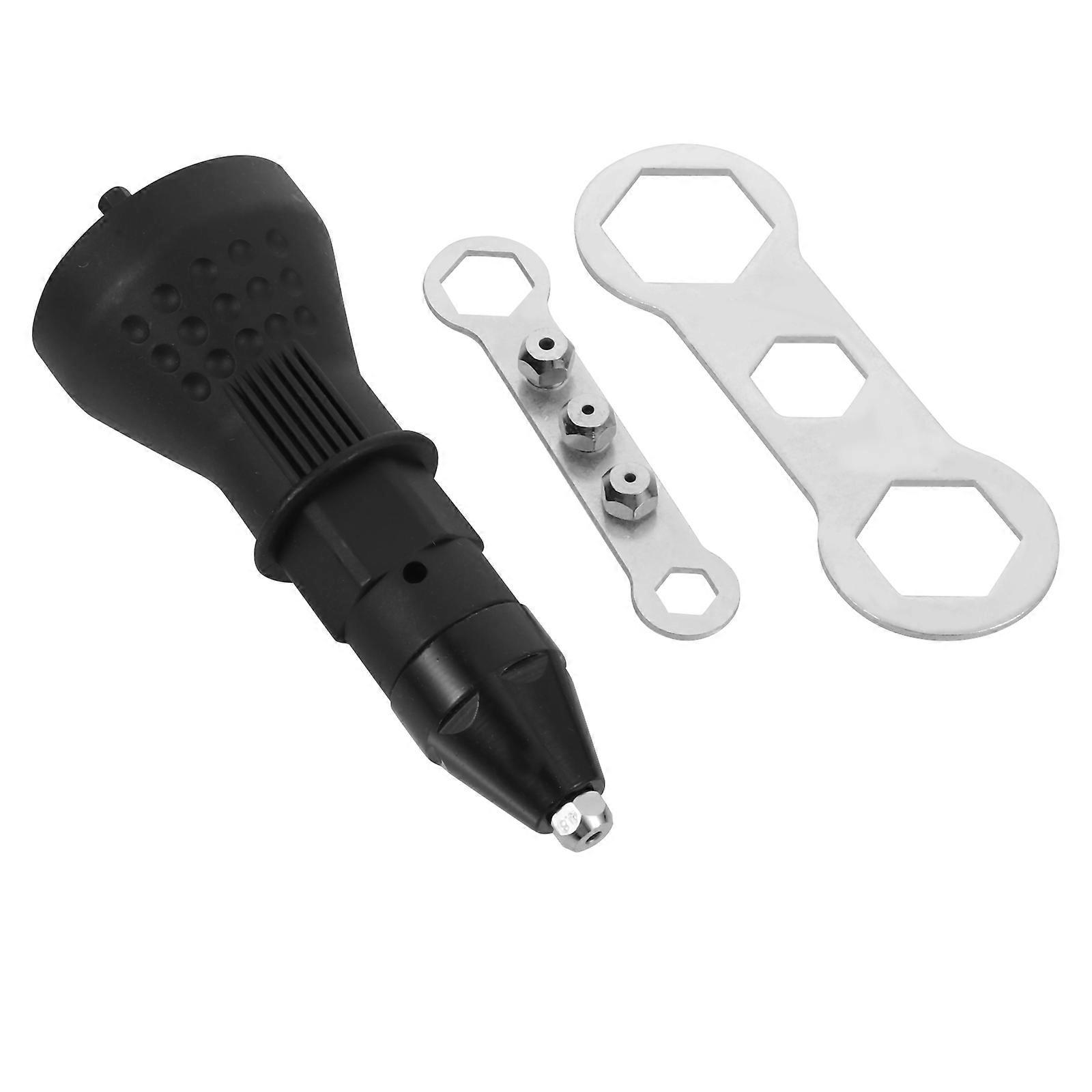 Electric Rivet Nut Shooter Power Machine Tool for Power Tool 1Set Black
