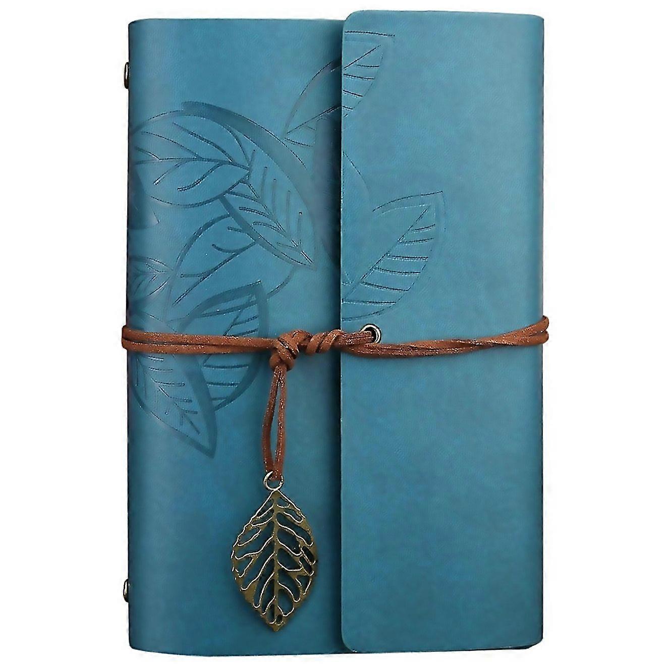 For Creative Retro Autumn Leaves Pattern Looseleaf Travel Diary Notebook Size Designed For Modern Li